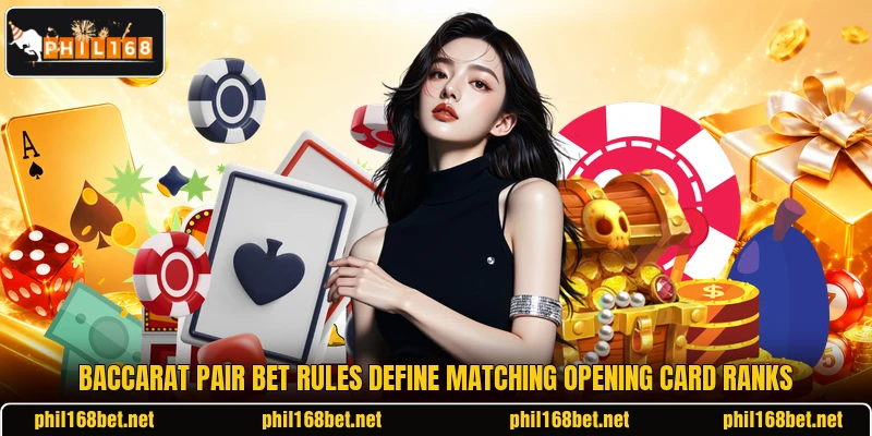 Baccarat pair bet rules define matching opening card ranks Baccarat pair bet rules define matching opening card ranks
