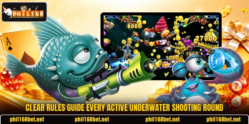 Clear rules guide every active underwater shooting round Clear rules guide every active underwater shooting round