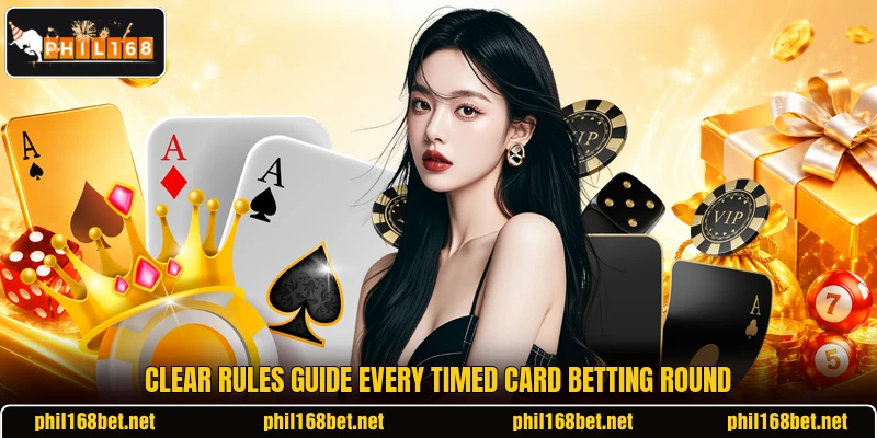 Clear rules guide every timed card betting round
