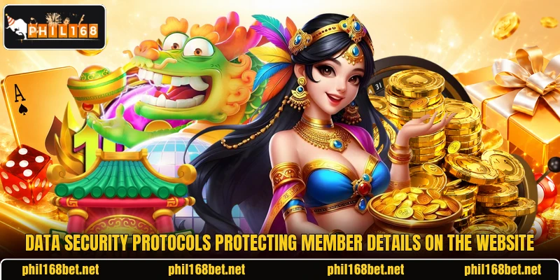 Data security protocols protecting member details on the website Data security protocols protecting member details on the website