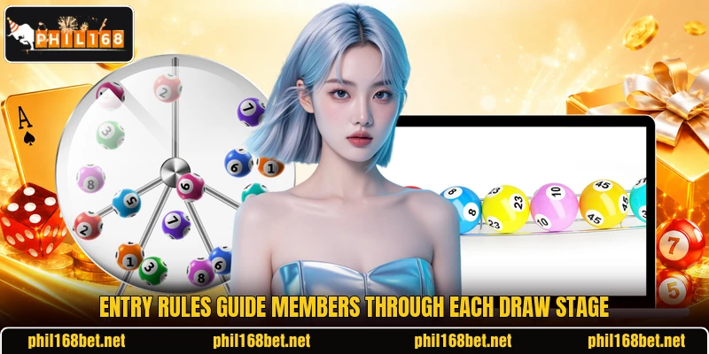 Entry rules guide members through each draw stage Entry rules guide members through each draw stage