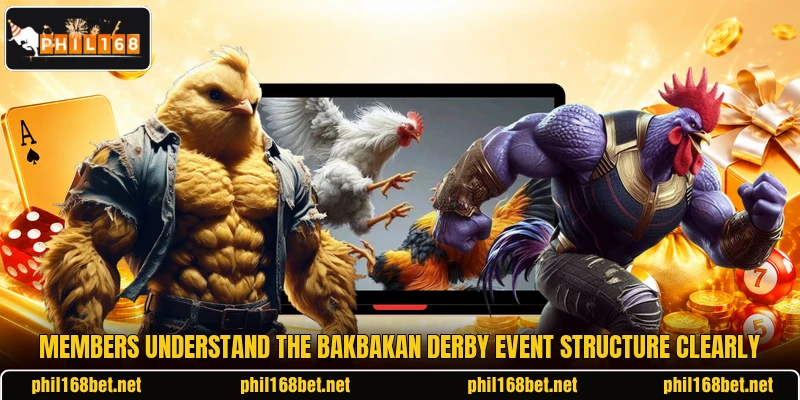 Members understand the Bakbakan Derby event structure clearly Members understand the Bakbakan Derby event structure clearly