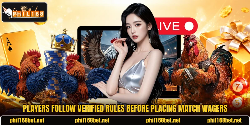 Players follow verified rules before placing match wagers Players follow verified rules before placing match wagers
