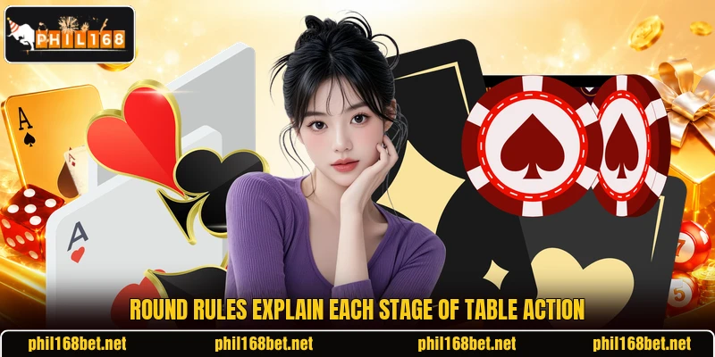 Round rules explain each stage of table action