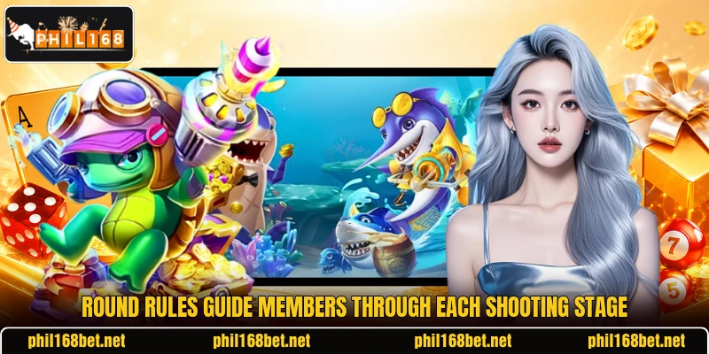 Round rules guide members through each shooting stage Round rules guide members through each shooting stage