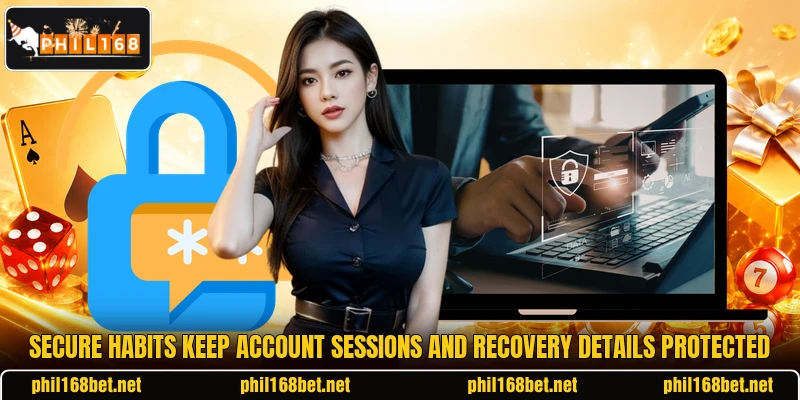 Secure habits keep account sessions and recovery details protected Secure habits keep account sessions and recovery details protected
